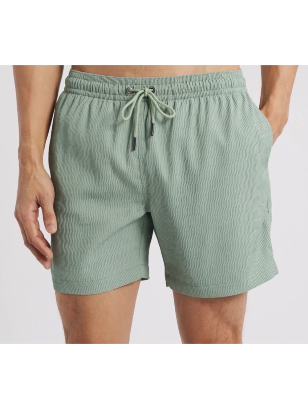 Chubbies In the Fields 5.5-Inch Textured Swim Trunks Sz M